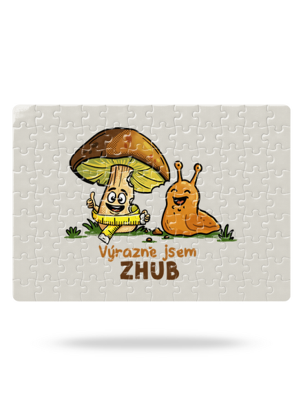 Jsem zhub puzzle White