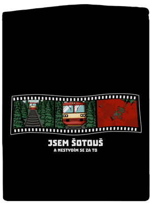 Jsem šotouš dámská mikina na zip Black