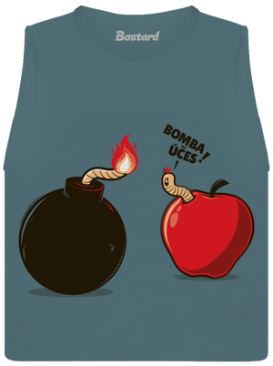 Bombovej účes dámské tílko volné Heather Deep Teal