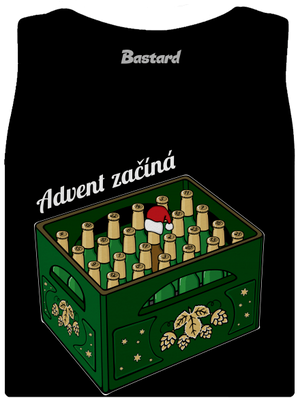 Advent začíná dámské tílko klasické Black