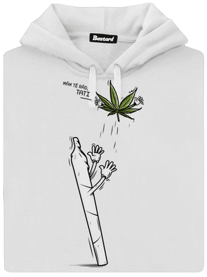 Joint a syn dámská mikina klokanka White