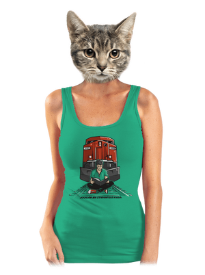 Studentská kolej dámské tílko klasické Mint Mal