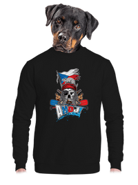 unisex mikina bez kapuce