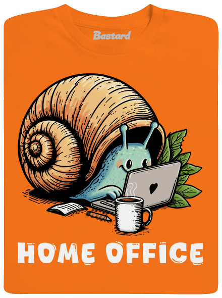 Šnekův home office pánské tričko Orange
