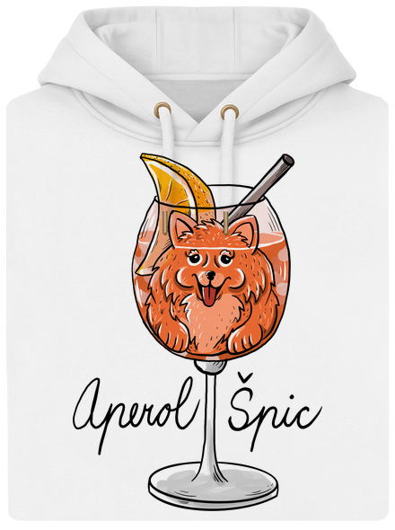 Aperol Špic unisex mikina premium Snowwhite