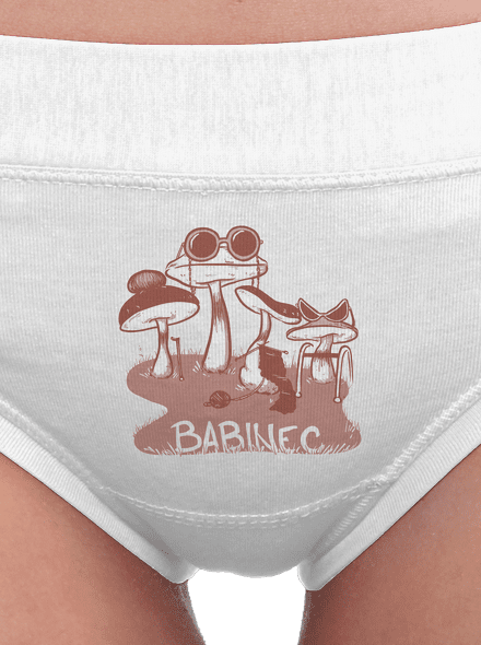 Babinec dámské kalhotky White