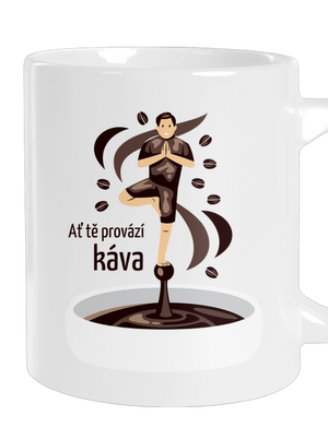 Káva provází velký hrnek White