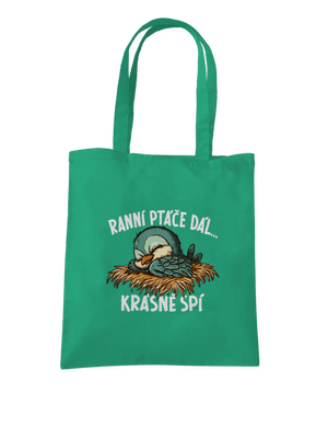Ranní ptáče spí taška Mint