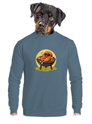 unisex mikina bez kapuce