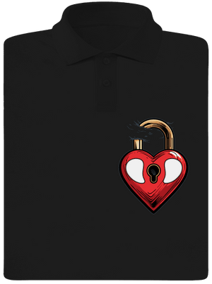 Zámek lásky pánská polokošile Black