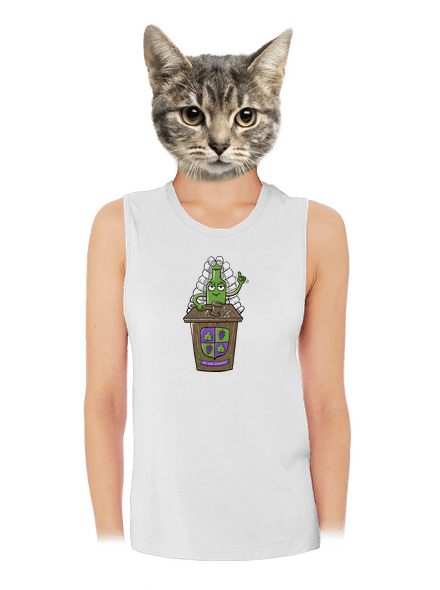 Ve víně je pravda dámské tílko volné White