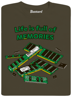 Uchováno v paměti pánské dlouhý rukáv Urban Khaki