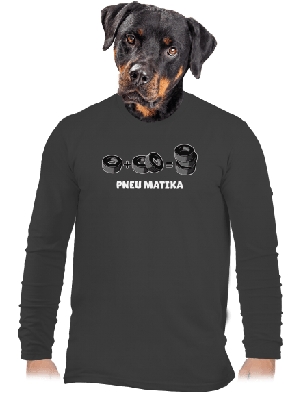 Pneu Matika pánské dlouhý rukáv Dark Grey