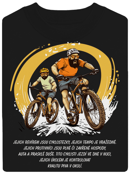 Cyklo 11 unisex mikina bez kapuce Black