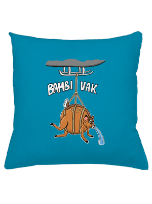 Bambi vak polštář Blue Turquoise