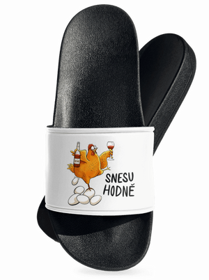 Snesu hodně pantofle White