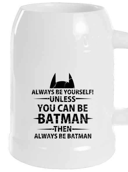 Batman půllitr White