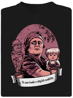 B14: Slavnosti sněženek pánské sportovní tričko Black