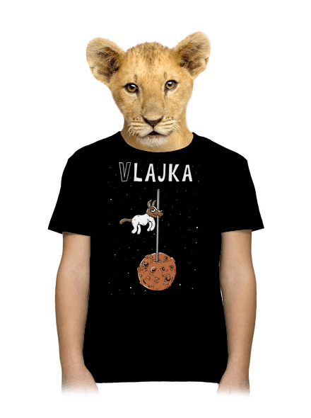 Vlajka dětské tričko Black