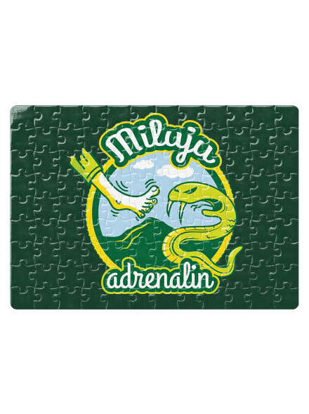 Miluju adrenalin puzzle White