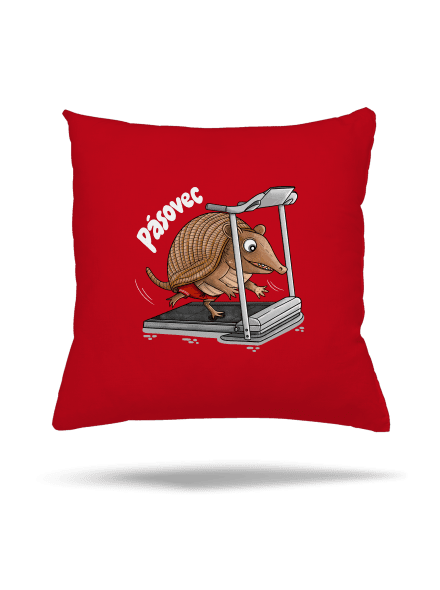 Pásovec polštář Red