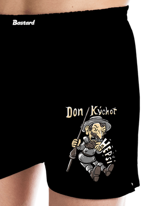 Don Kýchot pánské trenky Black