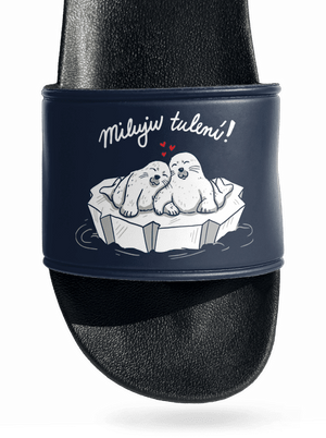 Miluju tulení pantofle Navy