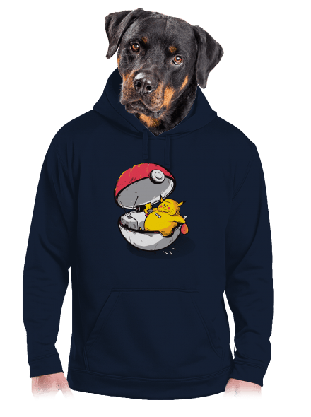 Konec pokémona pánská mikina klokanka Navy