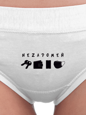 Nezapomeň dámské kalhotky White