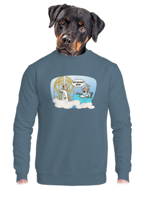 unisex mikina bez kapuce