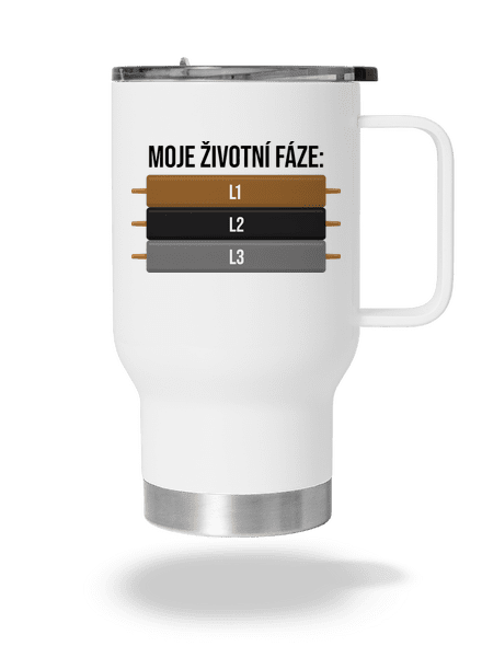 Moje životní fáze termohrnek White