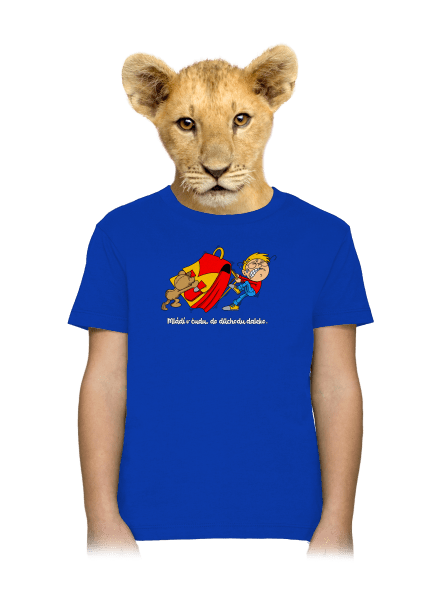 Školák dětské tričko Royal Blue