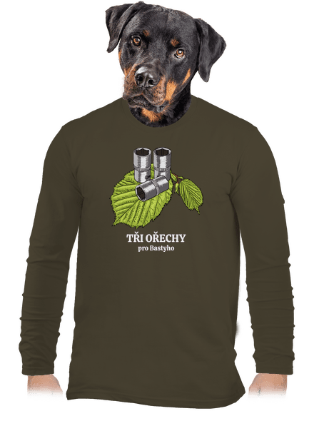 Tři ořechy pro... pánské dlouhý rukáv Urban Khaki
