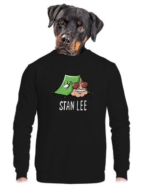 unisex mikina bez kapuce