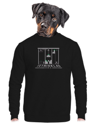 unisex mikina bez kapuce