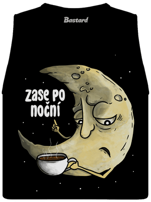 Zase po noční dámské tílko volné Black