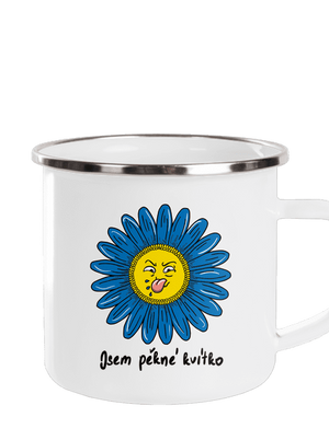 Kvítko plecháček White