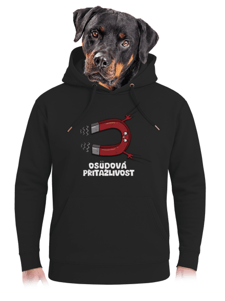 Osudová přitažlivost unisex mikina premium Dark Black