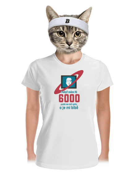 IQ 6000 dámské sportovní tričko White