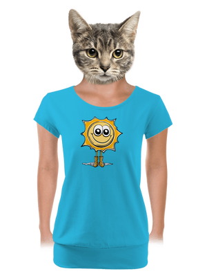 dámské tričko s lemem