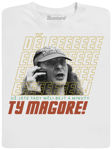 B18: Jiří Kára pánské dlouhý rukáv White