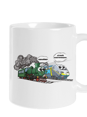 Zakouříme? klasický hrnek White