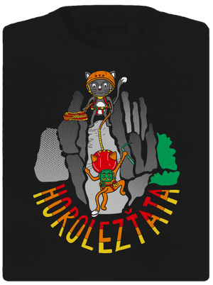 Horolezťata dámské sportovní tričko Black