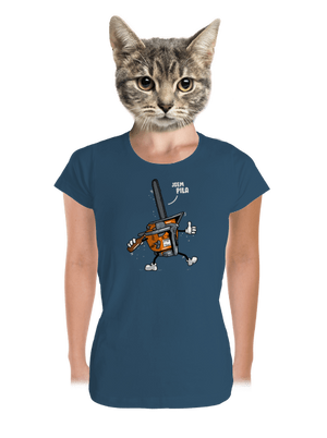 Jsem pila dámské tričko premium Petrol Blue