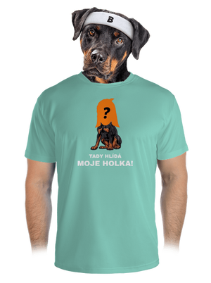 Tady hlídám já pánské sportovní tričko Mint Mal