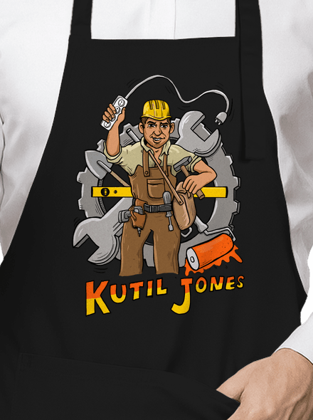 Kutil Jones zástěra Black