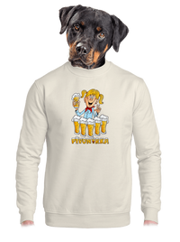 unisex mikina bez kapuce