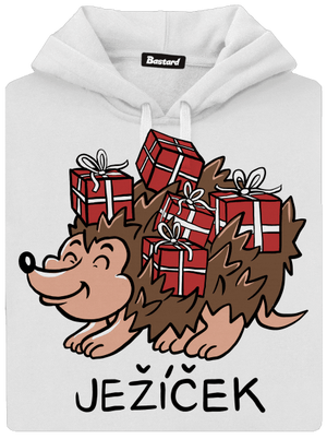 Ježíček dámská mikina klokanka White