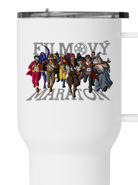 Filmový maraton termohrnek White