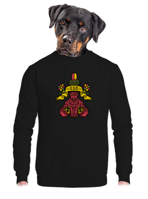 unisex mikina bez kapuce